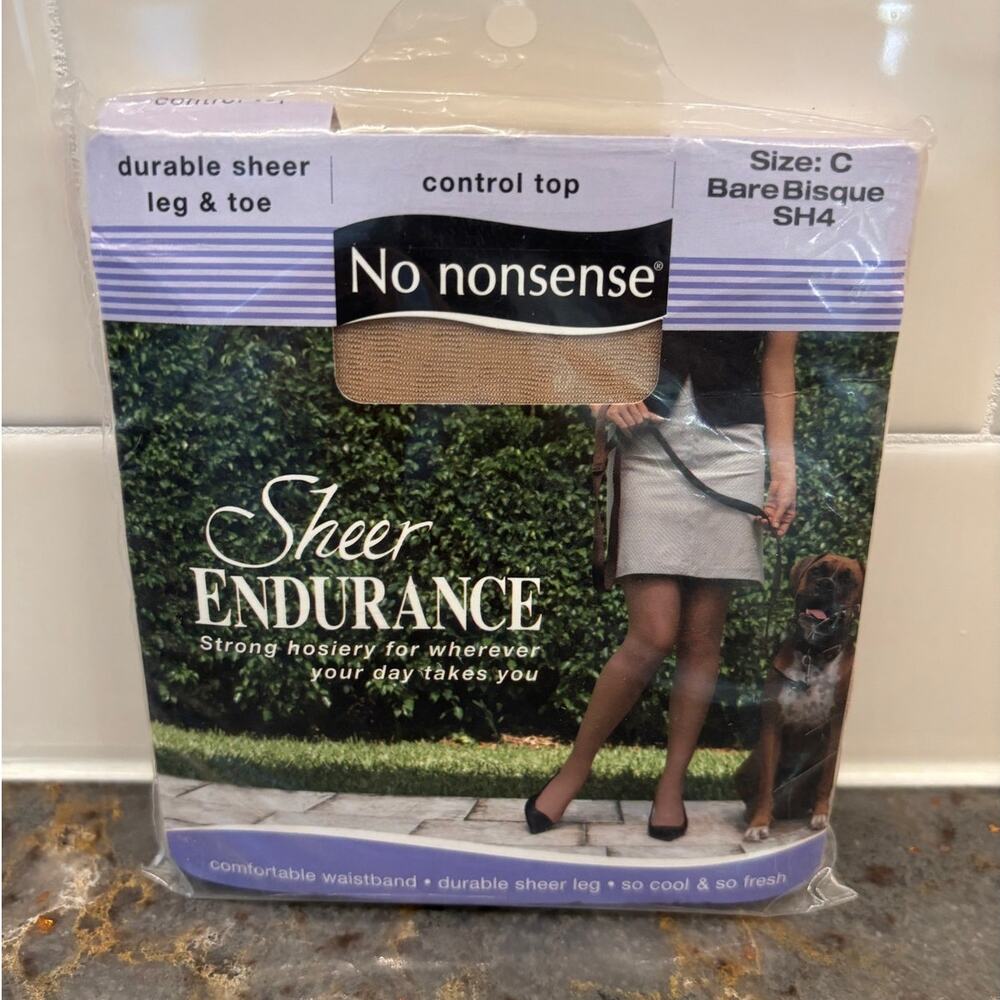 No Nonsense Sheer Endurance Pantyhose Bare Bisque SH4 C